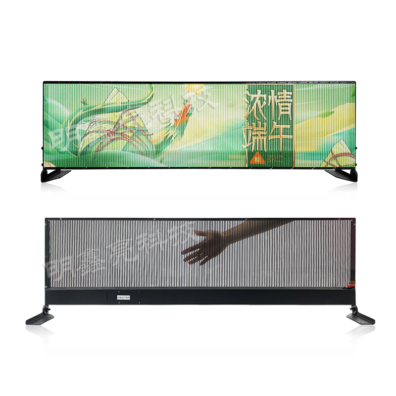 网约车后窗LED透明显示屏02