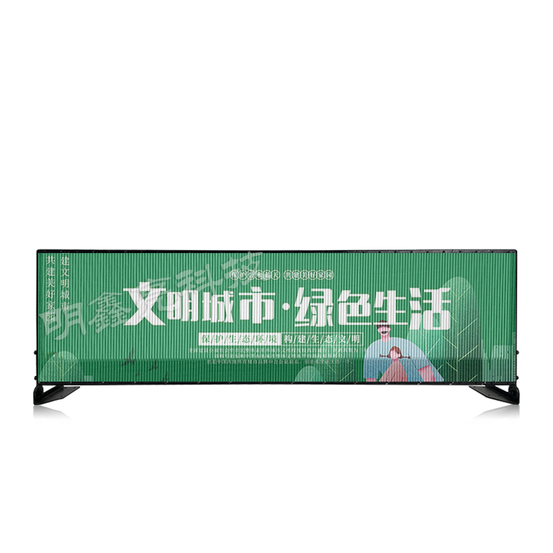 网约车后窗LED透明显示屏02